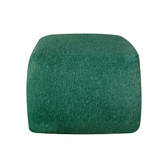 Contemporary Velvet Pouf