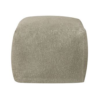 Contemporary Velvet Pouf