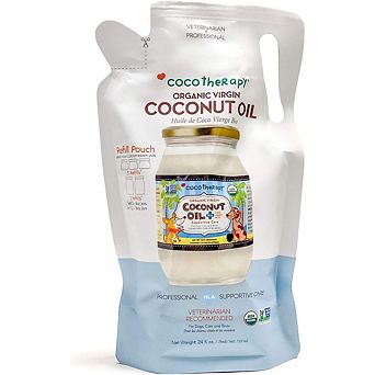 Cocotherapy Usda Organic Coconut Oil Refill Pouch, 24 Fluid Ounces