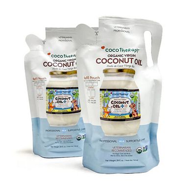 Cocotherapy Usda Organic Coconut Oil Refill Pouch, 24 Fluid Ounces