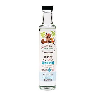 Cocotherapy Triplex Mct-3 Oil - Ultra Potency Mct Oil Plus Lauric Acid - 8 Fl. Oz. Glass Bottle