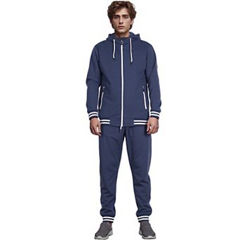 Men’s Scooba Multi Color Ribb Tracksuit GYM Activewear Outfit