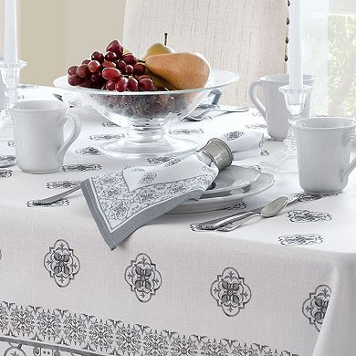 Elrene Home Fashions Amani Tile Napkins, 17"x17", Set of 8