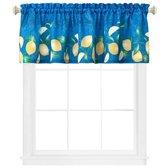 Elrene Home Fashions Mediterranean Zest Kitchen Valance, 60"W x 15"L