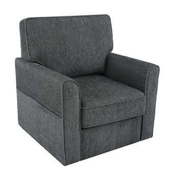 Merax 360° Swivel Chair Accent Barrel Armchair Swivel Sofa Chair