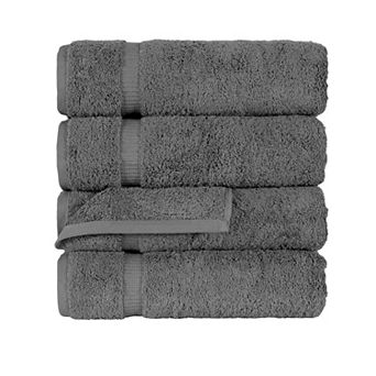 Wear Sierra Hamptons Luxury 4 pc Turkish Bath Towel Set Quick Dry, 100% Turkish Cotton