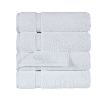 Wear Sierra Hamptons Luxury 4 pc Turkish Bath Towel Set Quick Dry, 100% Turkish Cotton