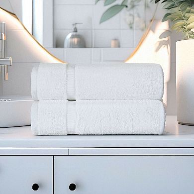 Wear Sierra Hamptons Luxury Turkish Bath Towels, 2-Piece Set 100% Turkish Cotton, Quick Drying