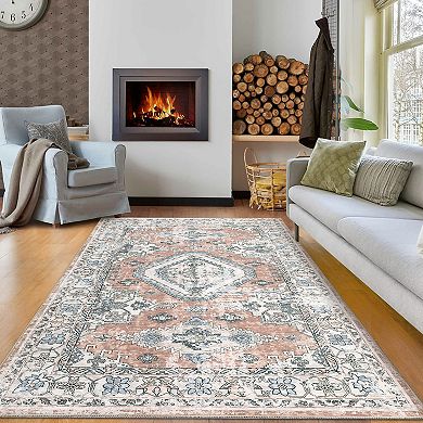 Garvee Machine Washable Non Slip Area Rugs for Living Room Bedroom Kitchen