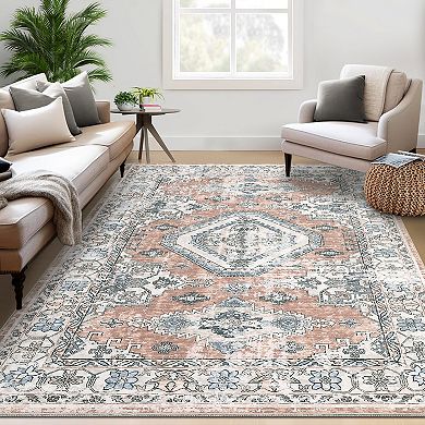 Garvee Machine Washable Non Slip Area Rugs for Living Room Bedroom Kitchen