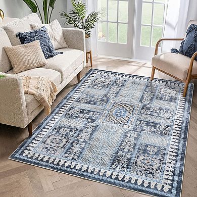 Garvee Washable Non Slip Indoor Area Rugs for Living Room & Bedroom