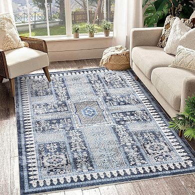 Garvee Washable Non Slip Indoor Area Rugs for Living Room & Bedroom