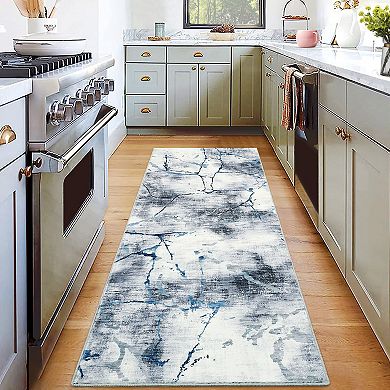 Garvee Machine Washable Area Rug Non-Slip for Living Room Bedroom Playroom