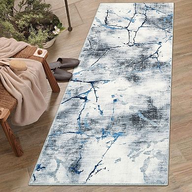 Garvee Machine Washable Area Rug Non-Slip for Living Room Bedroom Playroom