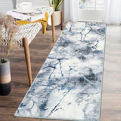 Garvee Machine Washable Area Rug Non-Slip for Living Room Bedroom Playroom