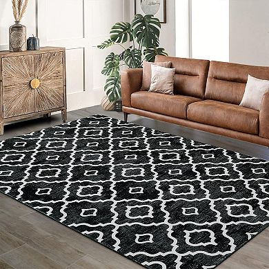 Garvee Machine Washable Non Slip Area Rugs for Living Room Bedroom Kitchen