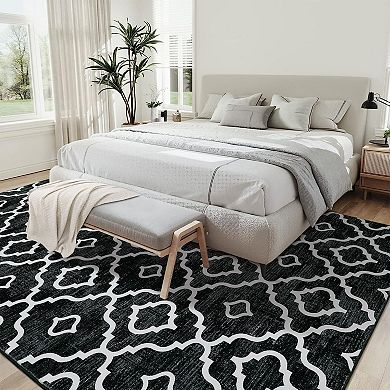 Garvee Machine Washable Non Slip Area Rugs for Living Room Bedroom Kitchen