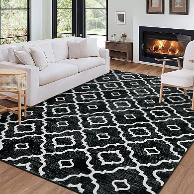 Garvee Machine Washable Non Slip Area Rugs for Living Room Bedroom Kitchen