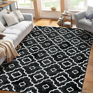 Garvee Machine Washable Non Slip Area Rugs for Living Room Bedroom Kitchen
