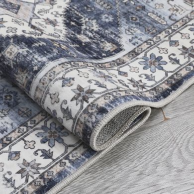 Garvee Machine Washable Non Slip Area Rug Indoor Non Shedding Carpet for Living Room Kitchen Bedroom