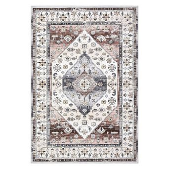 Garvee Machine Washable Non Slip Area Rug Indoor Non Shedding Carpet for Living Room Kitchen Bedroom