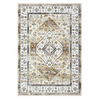 Garvee Machine Washable Non Slip Area Rug Indoor Non Shedding Carpet for Living Room Kitchen Bedroom