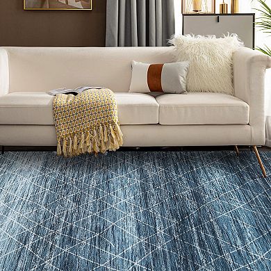 Garvee Machine Washable Non Slip Area Rug Non Shedding Carpet for Living Room Bedroom
