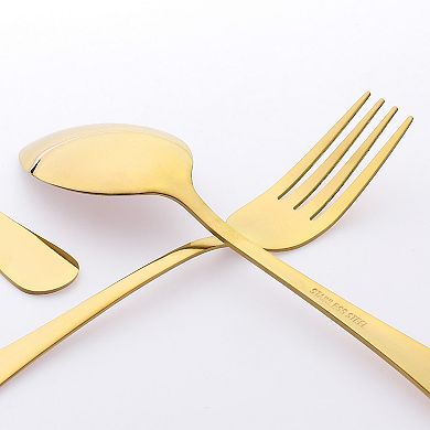 12 Pieces Silverware Set, Stainless Steel Flatware with Spoons and Forks Sets, Kitchen Cutlery Set