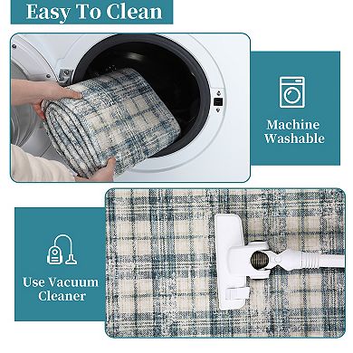 Garvee Washable Area Rug for Living Room Bedroom Indoor Entryway Carpet