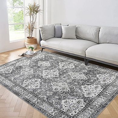 Garvee Machine Washable Non Slip Area Rugs for Living Room Bedroom Kitchen