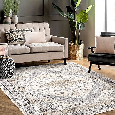 Garvee Machine Washable Non-Slip Area Rugs for Living Room Kitchen Bedroom