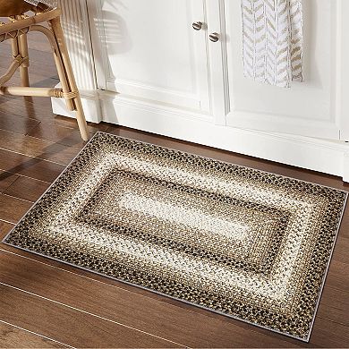 Garvee Washable Non Slip Area Rugs Stain Resistant Non Shedding Bordered for Indoor use