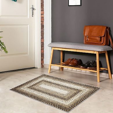 Garvee Washable Non Slip Area Rugs Stain Resistant Non Shedding Bordered for Indoor use