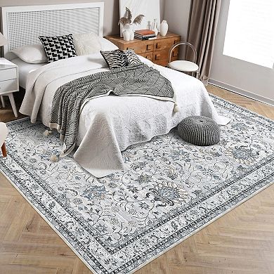 Garvee Machine Washable Non Slip Area Rug Non Shedding Carpet for Living Room Bedroom