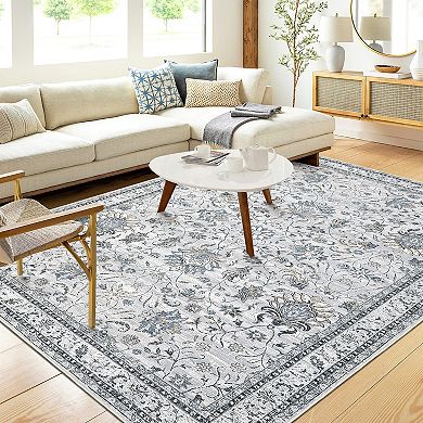 Garvee Machine Washable Non Slip Area Rug Non Shedding Carpet for Living Room Bedroom