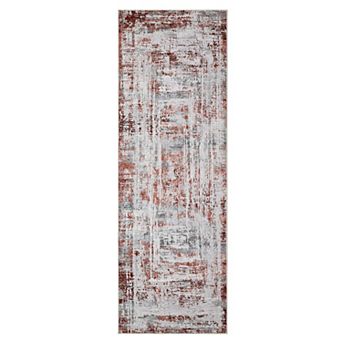 Garvee Machine Washable Bodered Area Rug Indoor Non Slip Mat for Living Room Bedroom Office Home