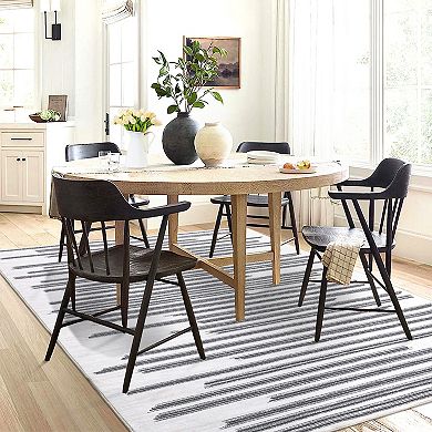Garvee Machine Washable Vintage Area Rug Foldable Non Slip Faux Wool for Living Room