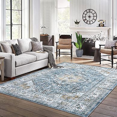 Garvee Machine Washable Non slip Soft Area Rugs for Living Room Bedroom
