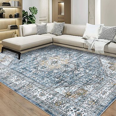 Garvee Machine Washable Non slip Soft Area Rugs for Living Room Bedroom