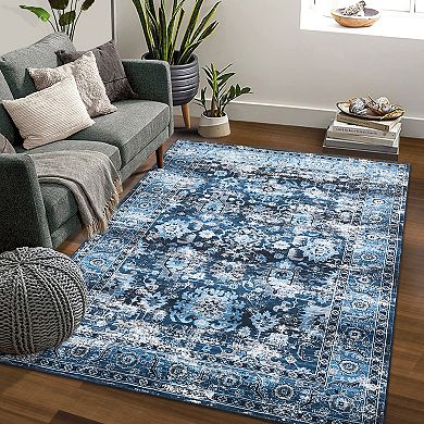 Garvee Soft Washable Rug Non-Slip Area Carpet for Living Room Kitchen