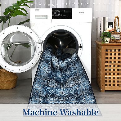 Garvee Soft Washable Rug Non-Slip Area Carpet for Living Room Kitchen