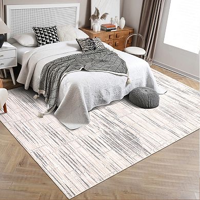 Garvee Machine Washable No Shedding Area Rugs for Living Room Dining Room Kitchen