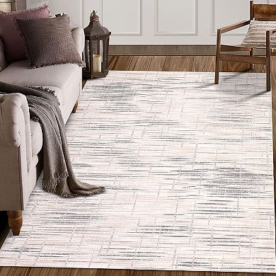 Garvee Machine Washable No Shedding Area Rugs for Living Room Dining Room Kitchen
