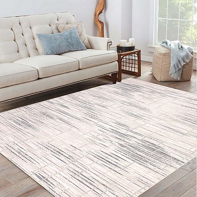 Garvee Machine Washable No Shedding Area Rugs for Living Room Dining Room Kitchen