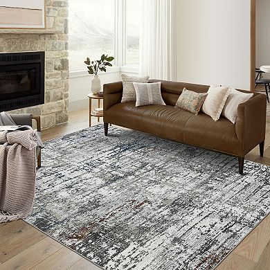 Garvee Machine Washable Non Slip Stain ResistantArea Rugs for Living Room Bedroom