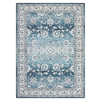 Garvee Washable Non Slip Area Rugs Stain Resistant Non Shedding Bordered for Indoor use