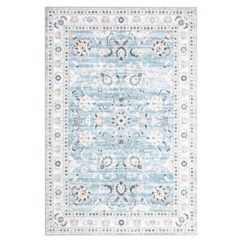 Garvee Washable Non Slip Area Rugs Stain Resistant Non Shedding Bordered for Indoor use