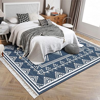 Garvee Machine Washable No Shedding Area Rugs for Living Room Dining Room Kitchen