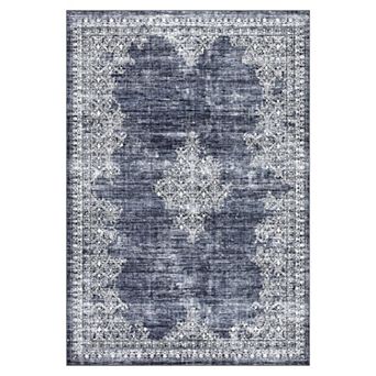 Garvee Washable Non Slip Area Rugs Stain Resistant Non Shedding Bordered for Indoor use