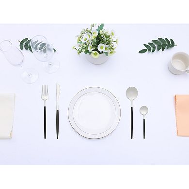 20 Piece Silverware Set, Stainless Steel Flatware Set, Mirror Polished Cutlery Serving Utensils Set